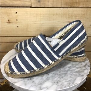 Navy Striped Soludos Espadrilles